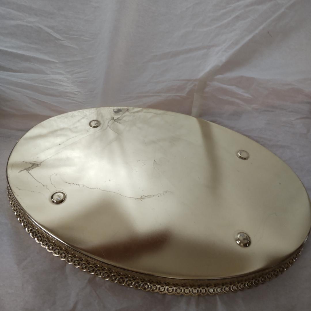 ミラートレー　鏡　トレイ　3サイズ 　セット　ゴールド