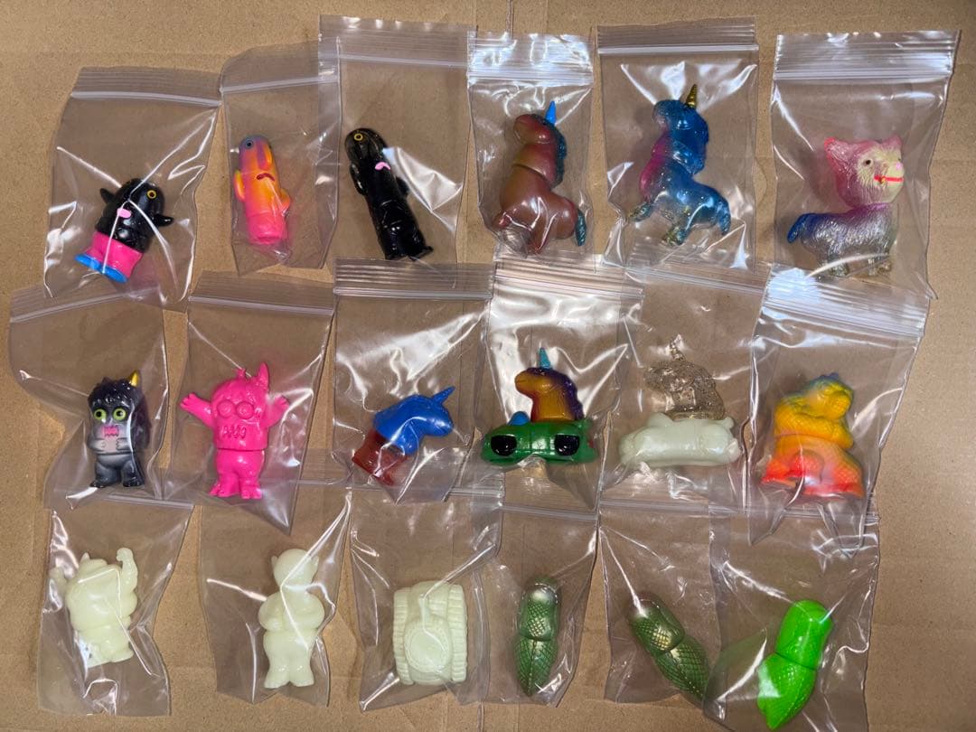 18個セット RAMPAGE TOYS micro ソフビ ランペイジトイ