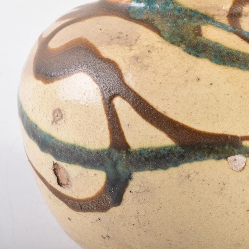 茶道具　美濃焼　加藤芳平作　色絵　水注　執壷　C　7223