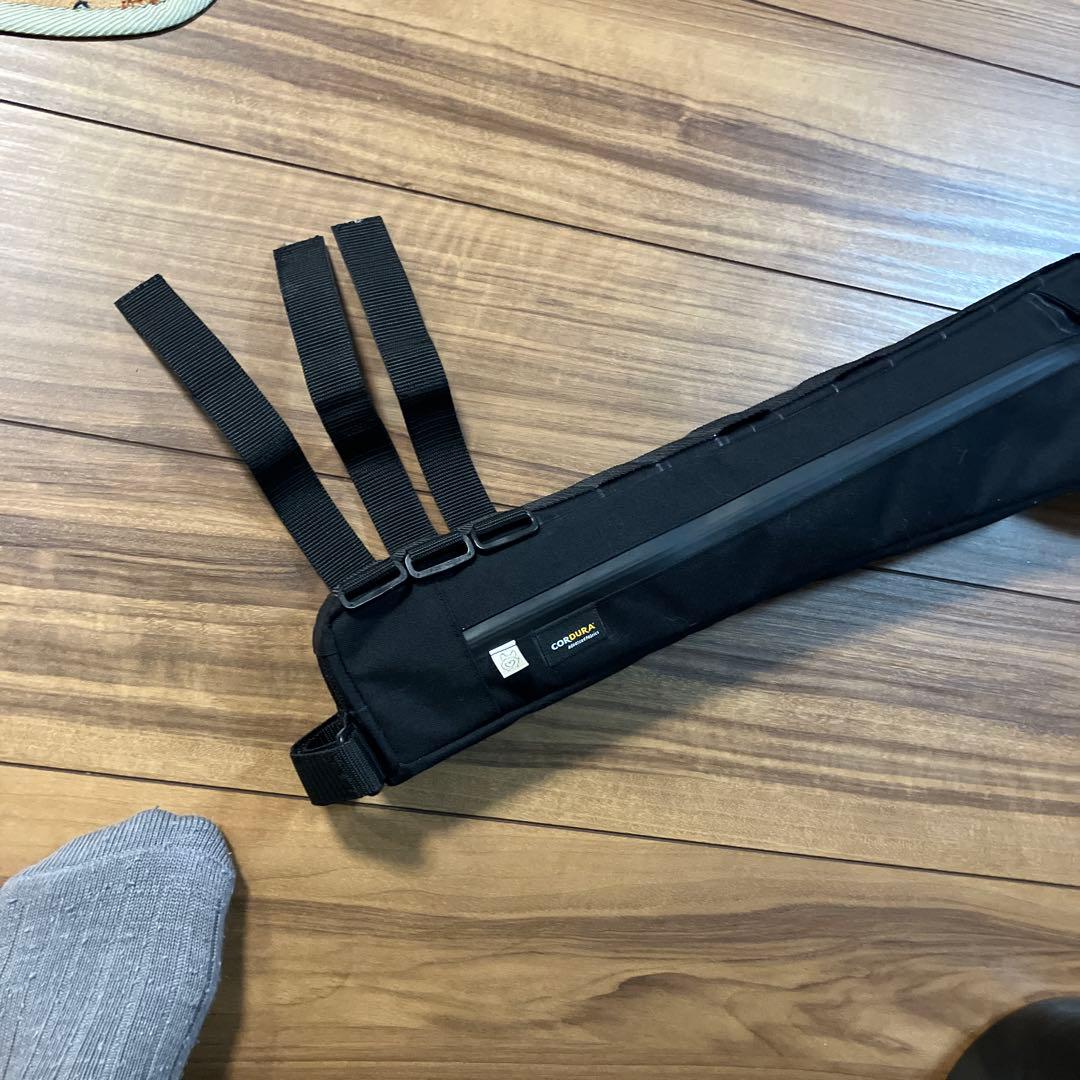 ハンドメイドフレームバッグ　コーデュラ500 ブラック　46.5cm