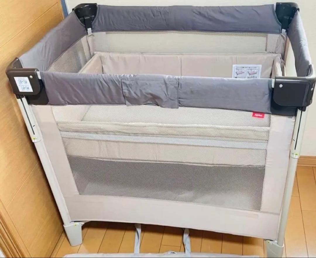 Aprica アップリカ 折り畳み ベビーベッド ココネルエアー