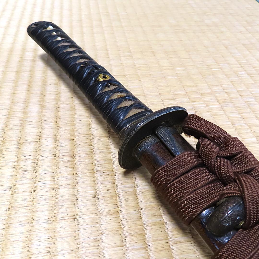 金地塗り鳳凰鞘脇差拵え（蒔絵・刀）