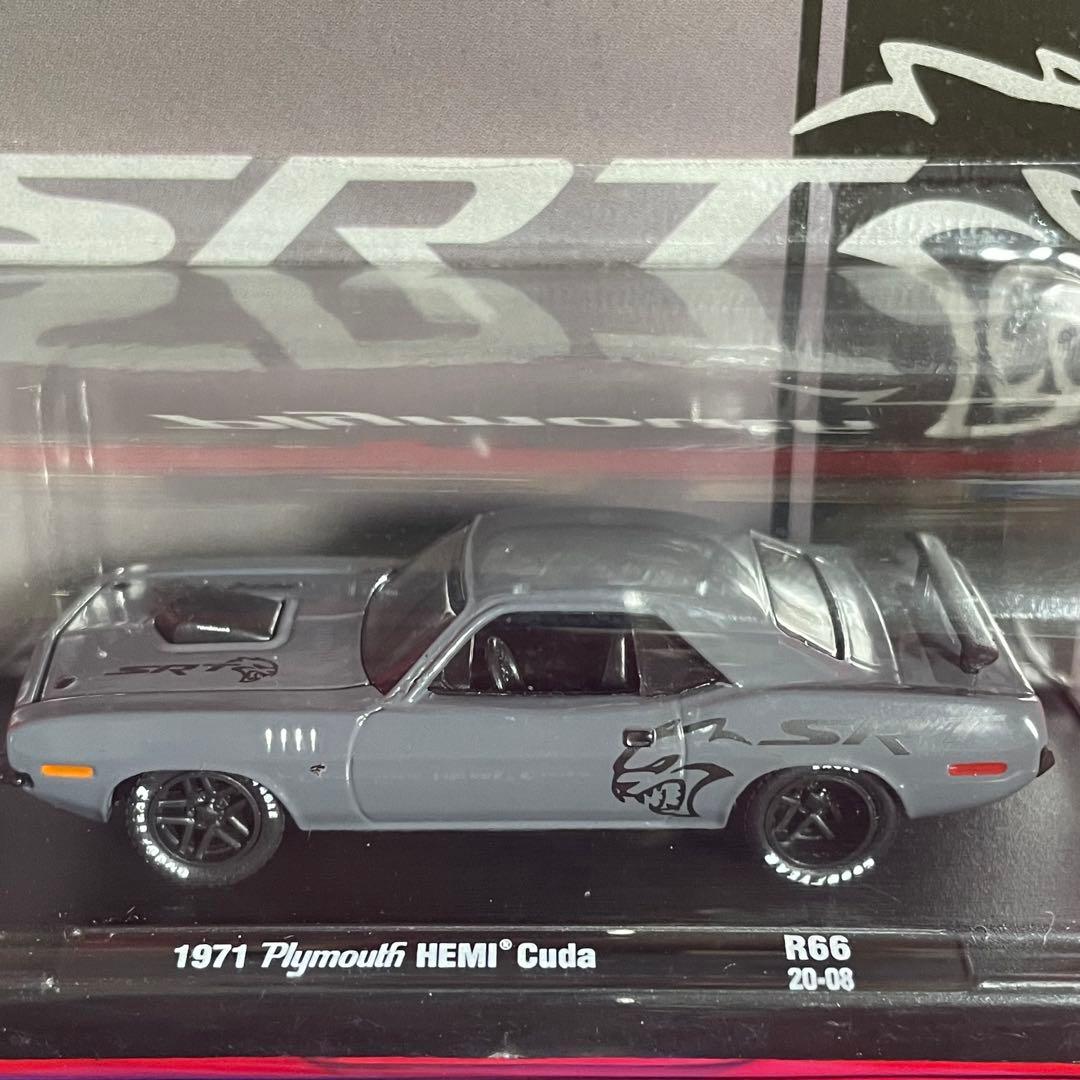 M2マシーン 1971 Plymouth hemi cuda SRT ミニカー