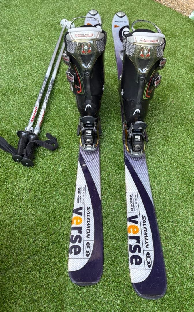 SALOMON メンズ スキー セット 160cm 26.5cm