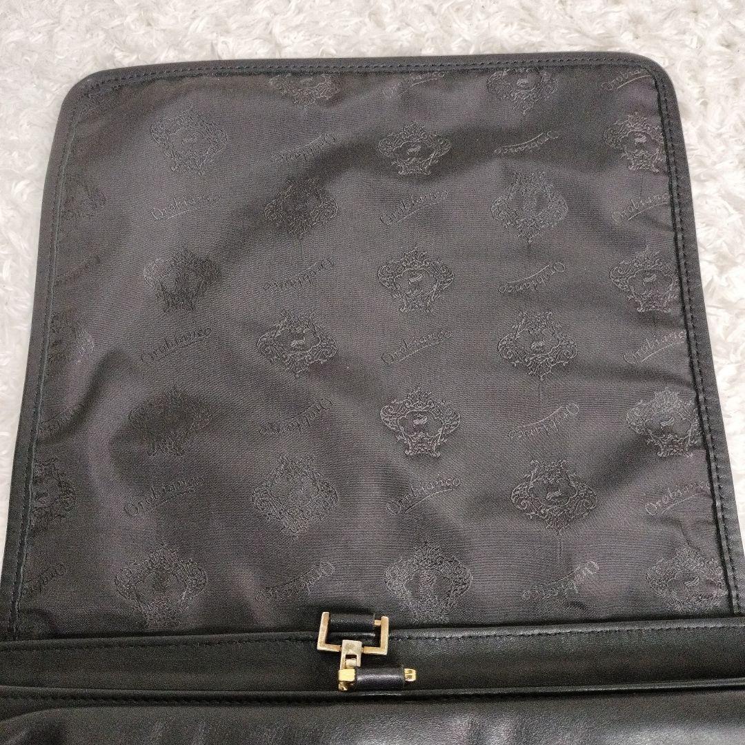 オロビアンコ クロコ型押し レザー ショルダーバッグ ブラック y2k 希少