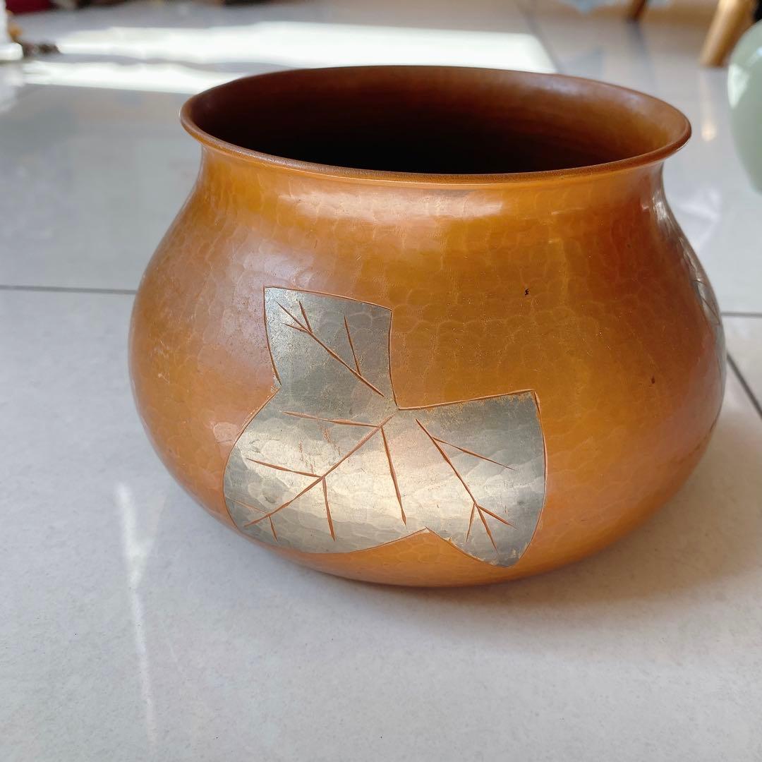 玉川堂　銅　建水