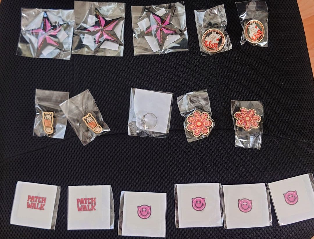 LiSA　パッチウォーク　リング　セット　ガチャ