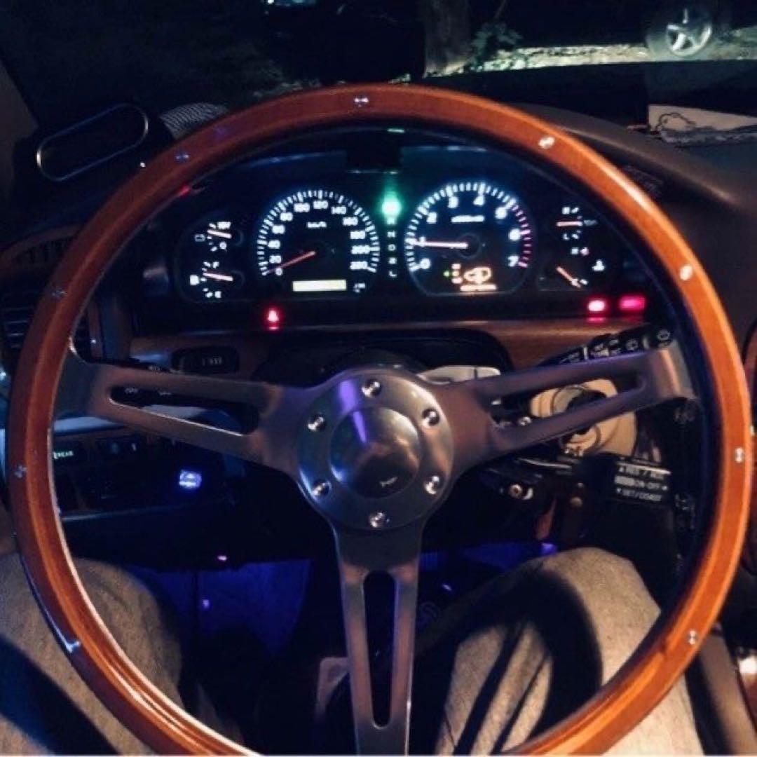 ウッドとアルミニウムのステアリング15インチ380cm