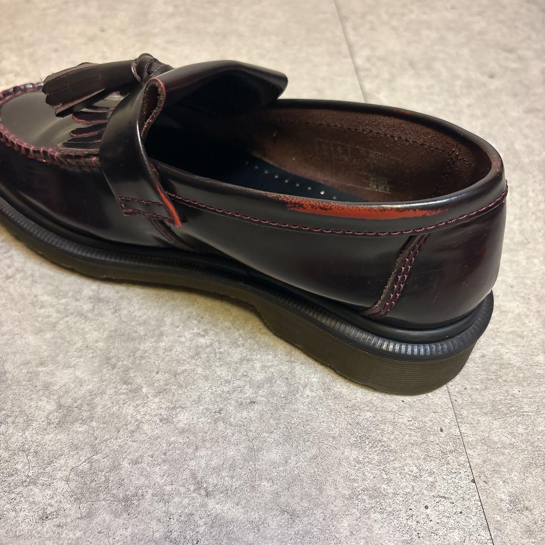 美品✨️ドクターマーチンADRIANタッセルローファー チェリーレッド UK5