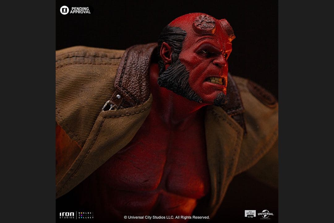 バトルジオラマ・シリーズ　1/10スケール　ヘルボーイ　スタチュー　フィギュア