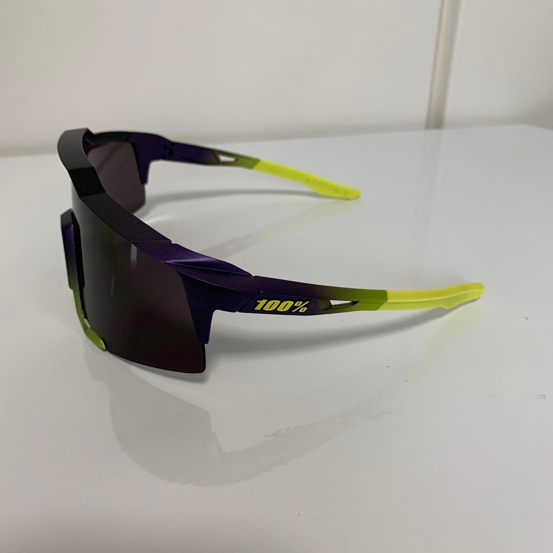 100% サングラス　スピードクラフト　マットメタリック