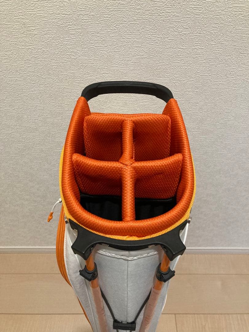 【新品タグ付】ロサーセンrosasen/ロゴ入りキャディバッグ★オレンジ♪★