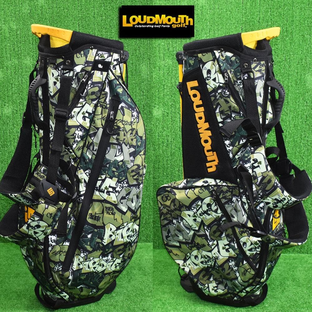 LOUDMOUTH ラウドマウス スタンド式 キャディーバック【カモ】超美品！