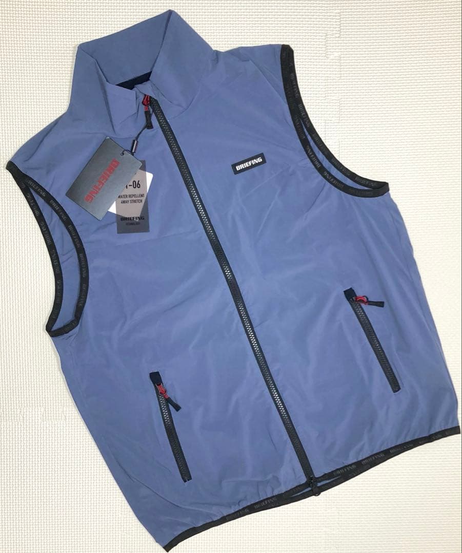 BRIEFING GOLF MS WIND VEST（GRAY／M）
