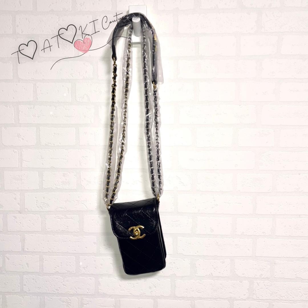【セール価格】入手困難 ラスト❤CHANEL❤非売品 スマホポーチ ミニバッグ