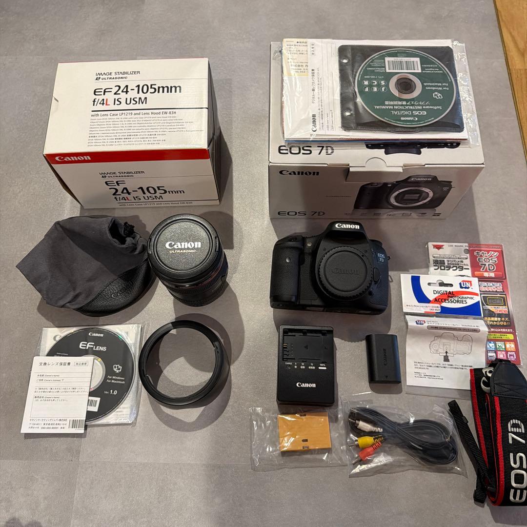 Canon EOS 7D + EF 24-105mm Lレンズセット