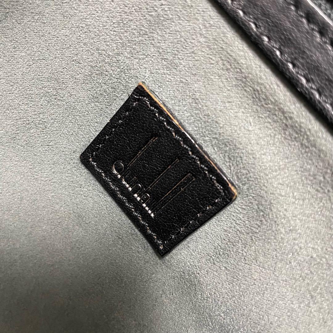 ダンヒル　ビジネスバッグ　ブリーフケース　レザー　ブラック