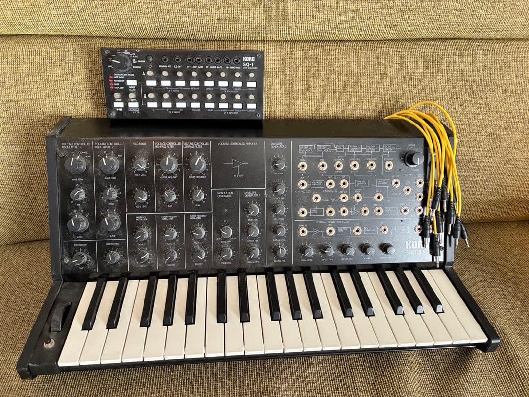 KORG MS-20 & SQ-1 セット　アナログシンセサイザー 小冊子おまけ