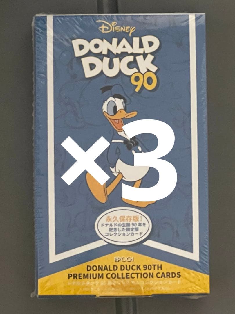 EPOCH 2024 ドナルドダック 90TH プレミアムコレクション 3箱