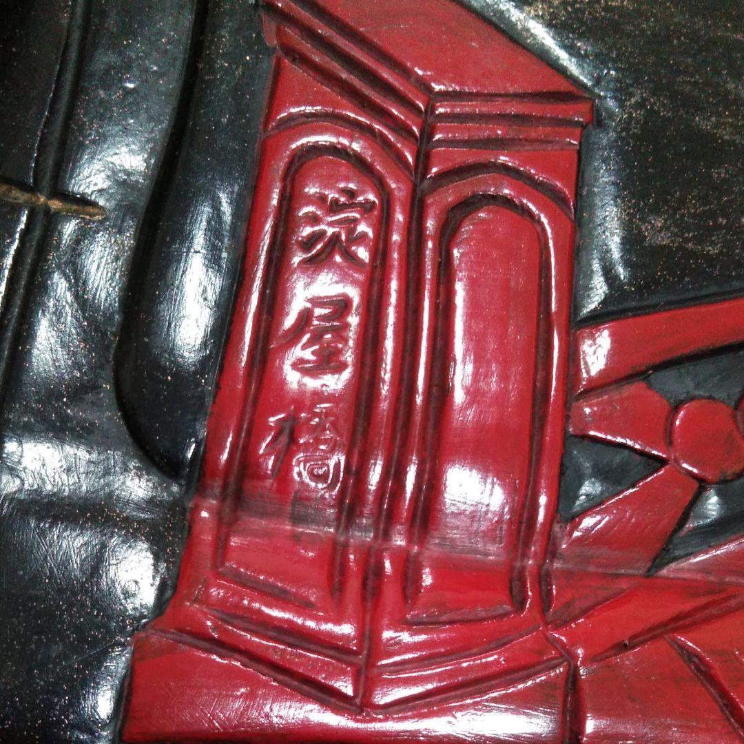 淀屋橋　欄干　木製　オブジェ　インテリア　壁飾り　文化　歴史　土産