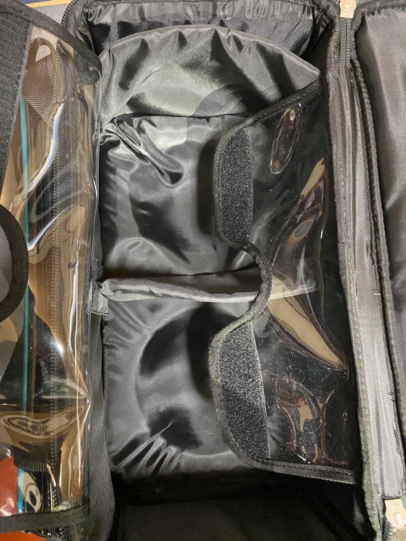 ボウリングバッグ2個用 シューズその他収納ポケット多数