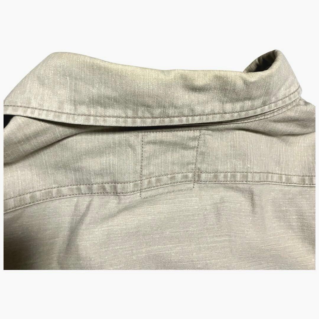 【名作】マディソンブルー　ハンプトン　バックサテンシャツ　B刺繍　オーバーサイズ