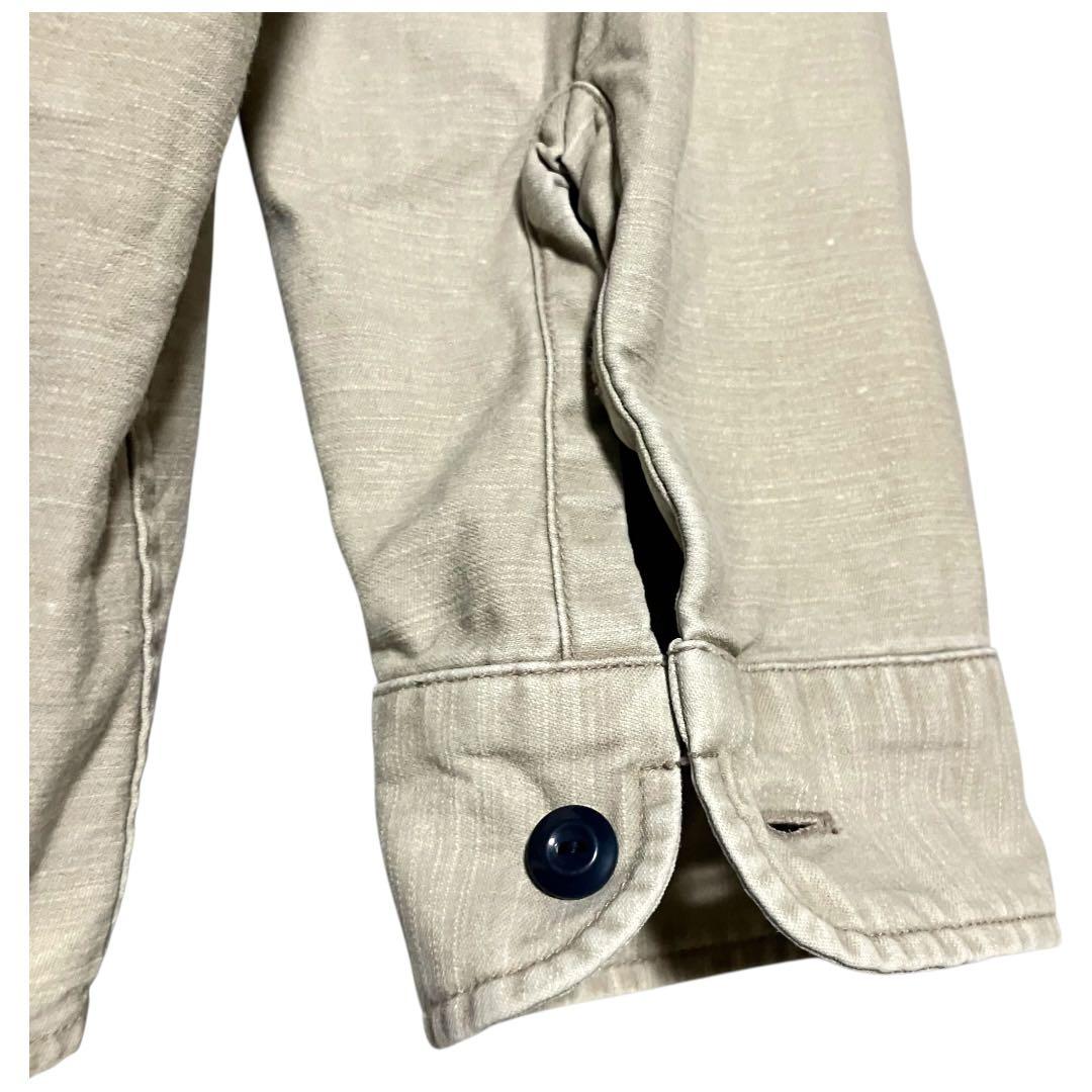 【名作】マディソンブルー　ハンプトン　バックサテンシャツ　B刺繍　オーバーサイズ