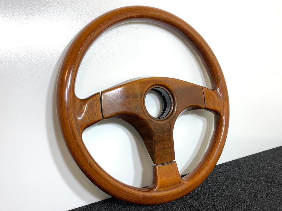 希少 レノマ ウッドステアリング 35.5パイ 当時物 ミケロッティ オバハン