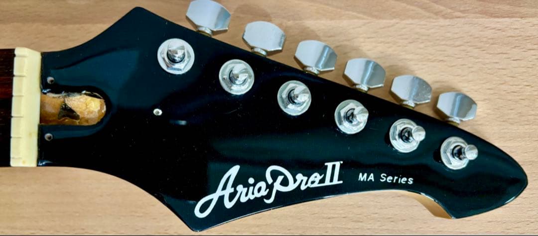【送料無料】アリアプロ2 ブラック エレキギター