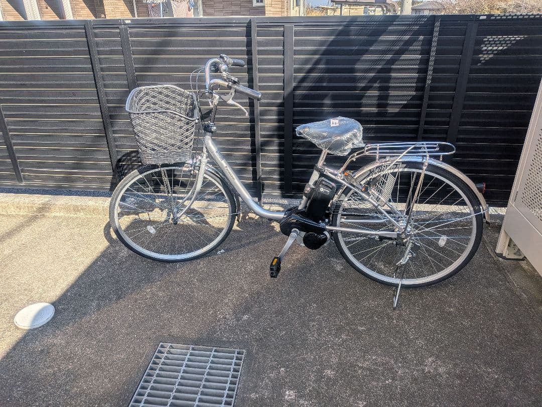 Panasonic 電動アシスト自転車 シルバー