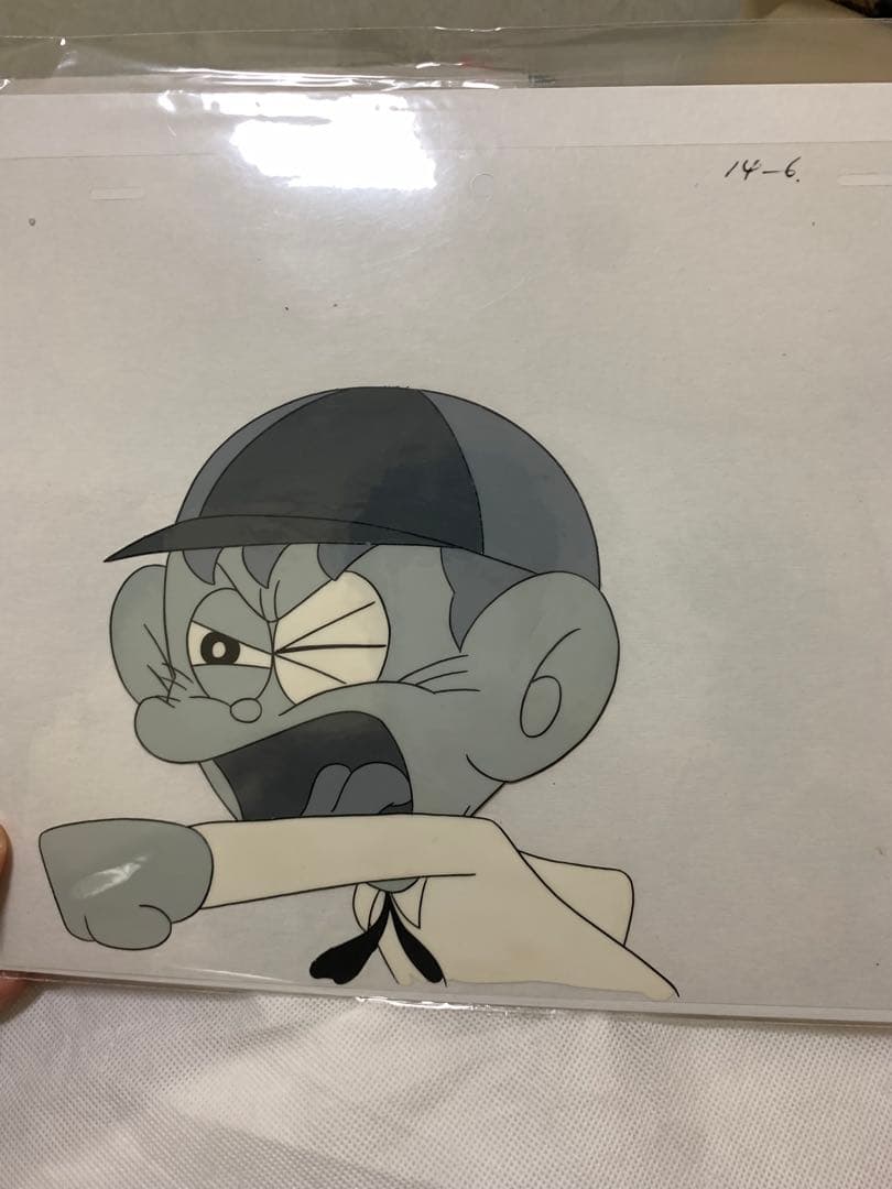 セル画「怪物くん」 モノクロ版　1968年もの