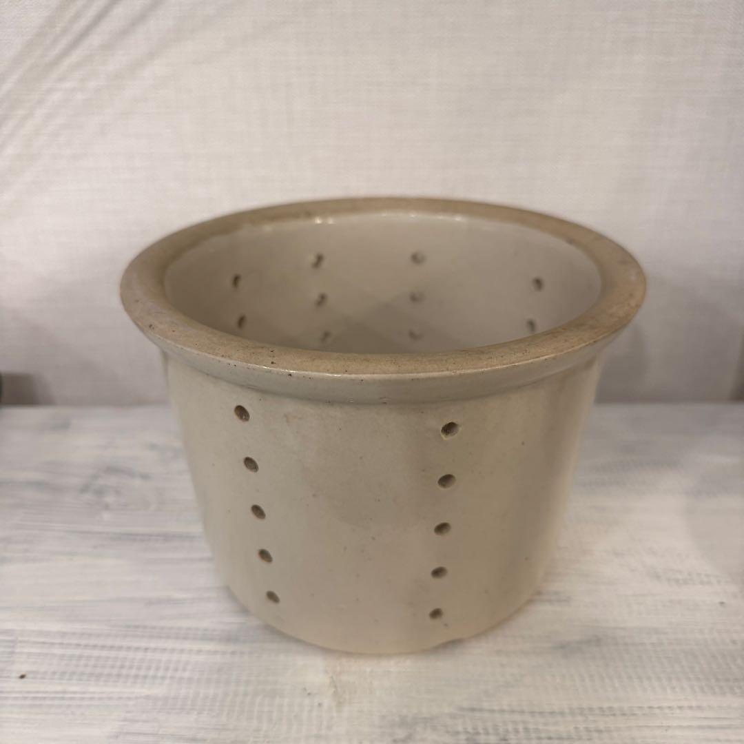 フェセル　水切りポット　チーズ　フランスアンティーク