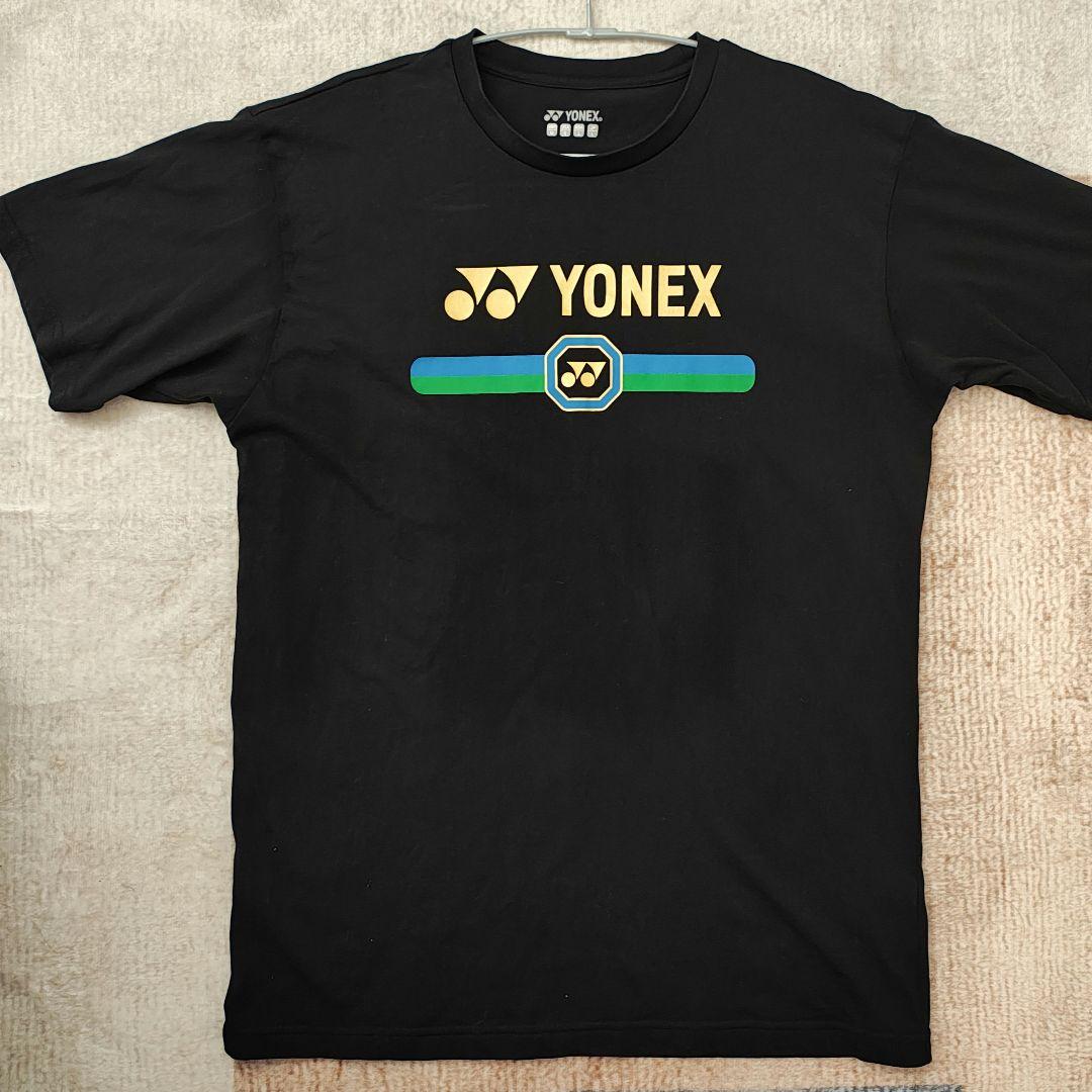 【希少デザイン】YONEX 黒 Tシャツ Lサイズ