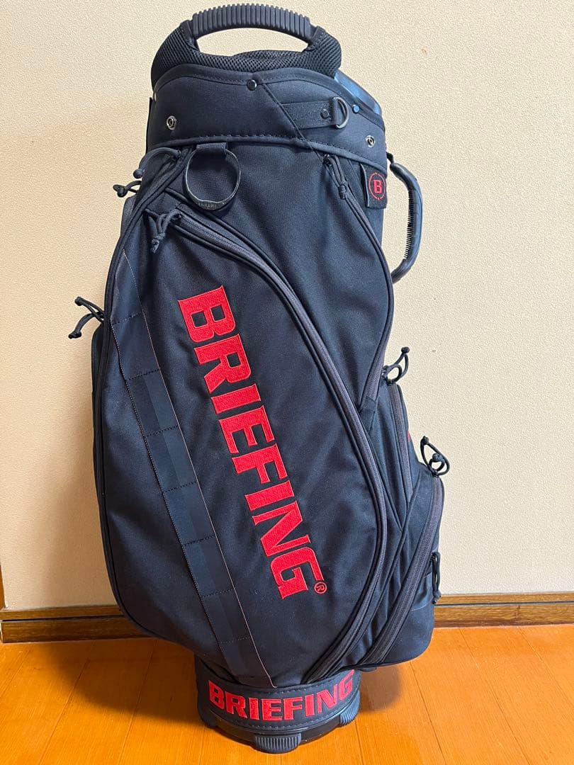 BRIEFING キャディバッグ 黒 CR5（口枠14分割＋1）