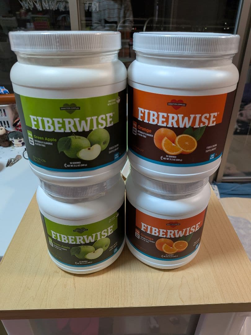 早い者勝ち！未開封メラルーカ ファイバーワイズ グリーンアップル オレンジ各2個