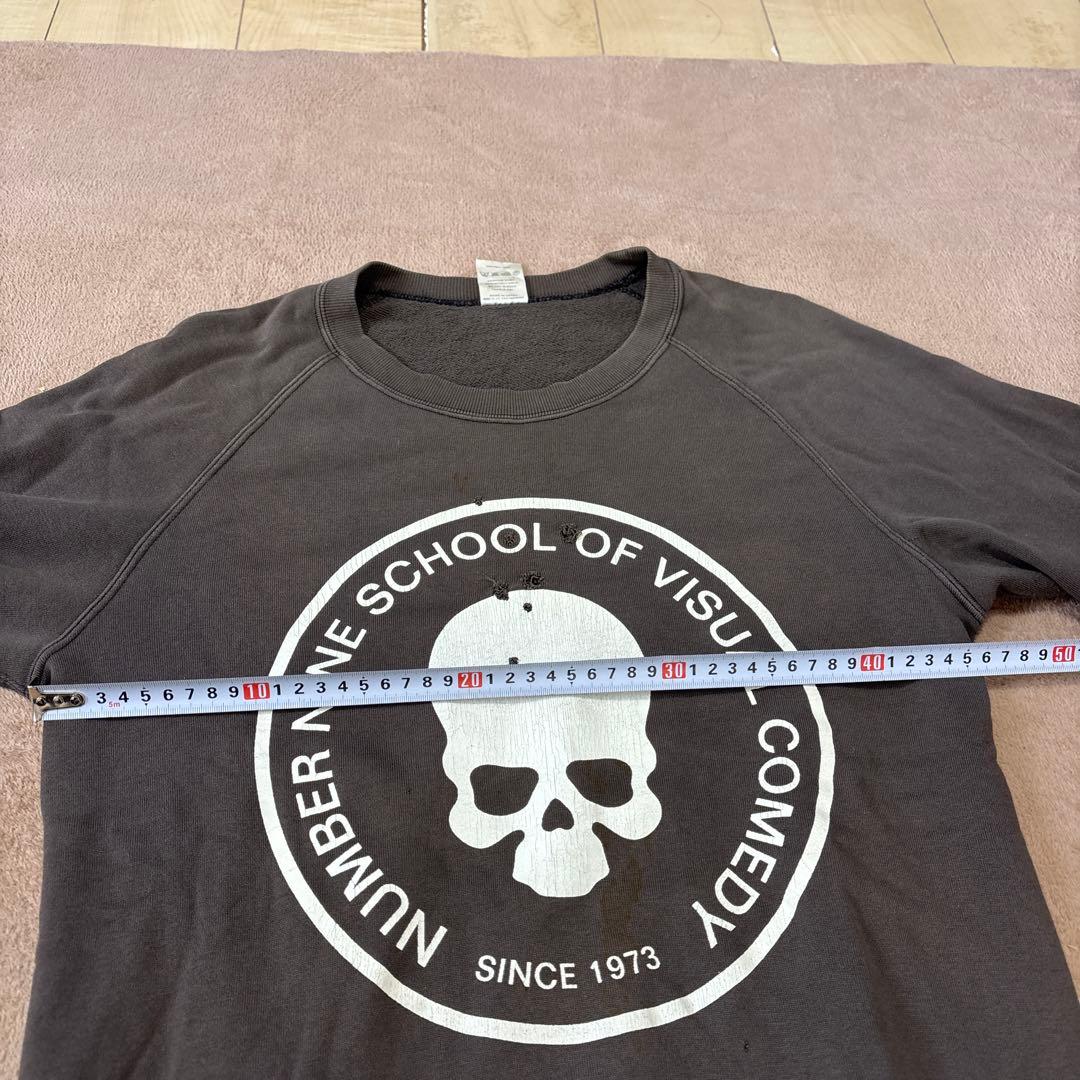 ね*こ様 NUMBER NINE スカルプリント トレーナー