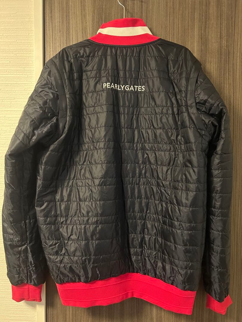 PEARLY GATES キルティングジャケット ネイビー/ピンク
