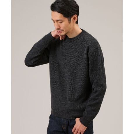 タケオキクチ　ウールブレンド 徳島ニット