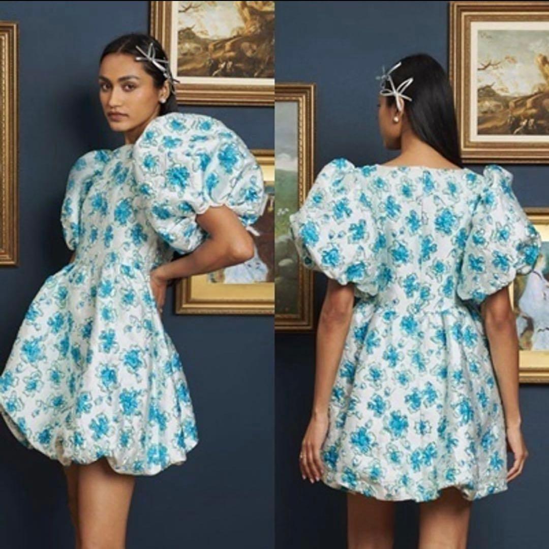 Sister Jane シスタージェーン　花柄 ジャガード ミニワンピース