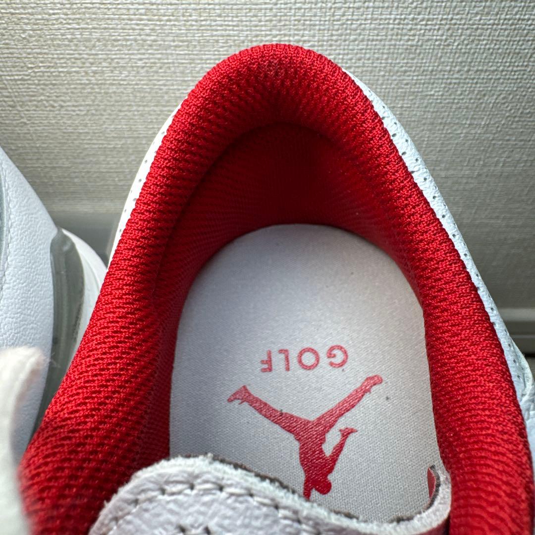 24 未使用　エアジョーダン　ゴルフシューズ　8 26.0 白　ソフトスパイク