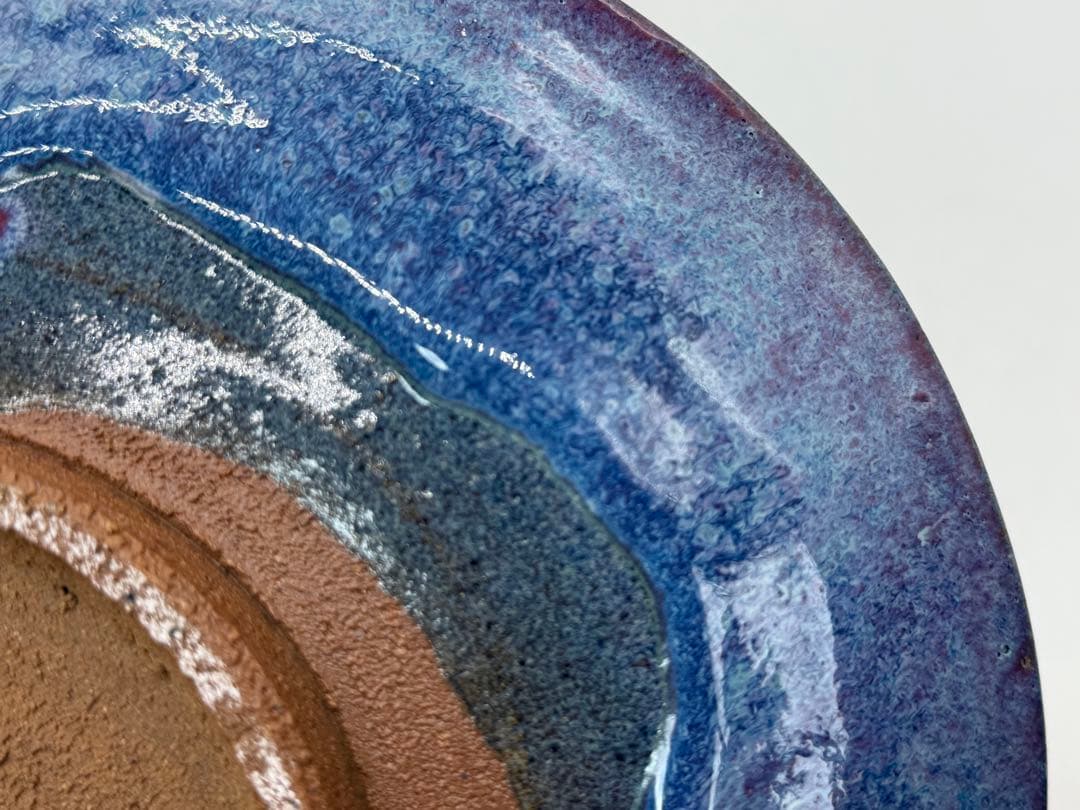 坂田甚内作　辰砂釉　鉢　送料込み250611