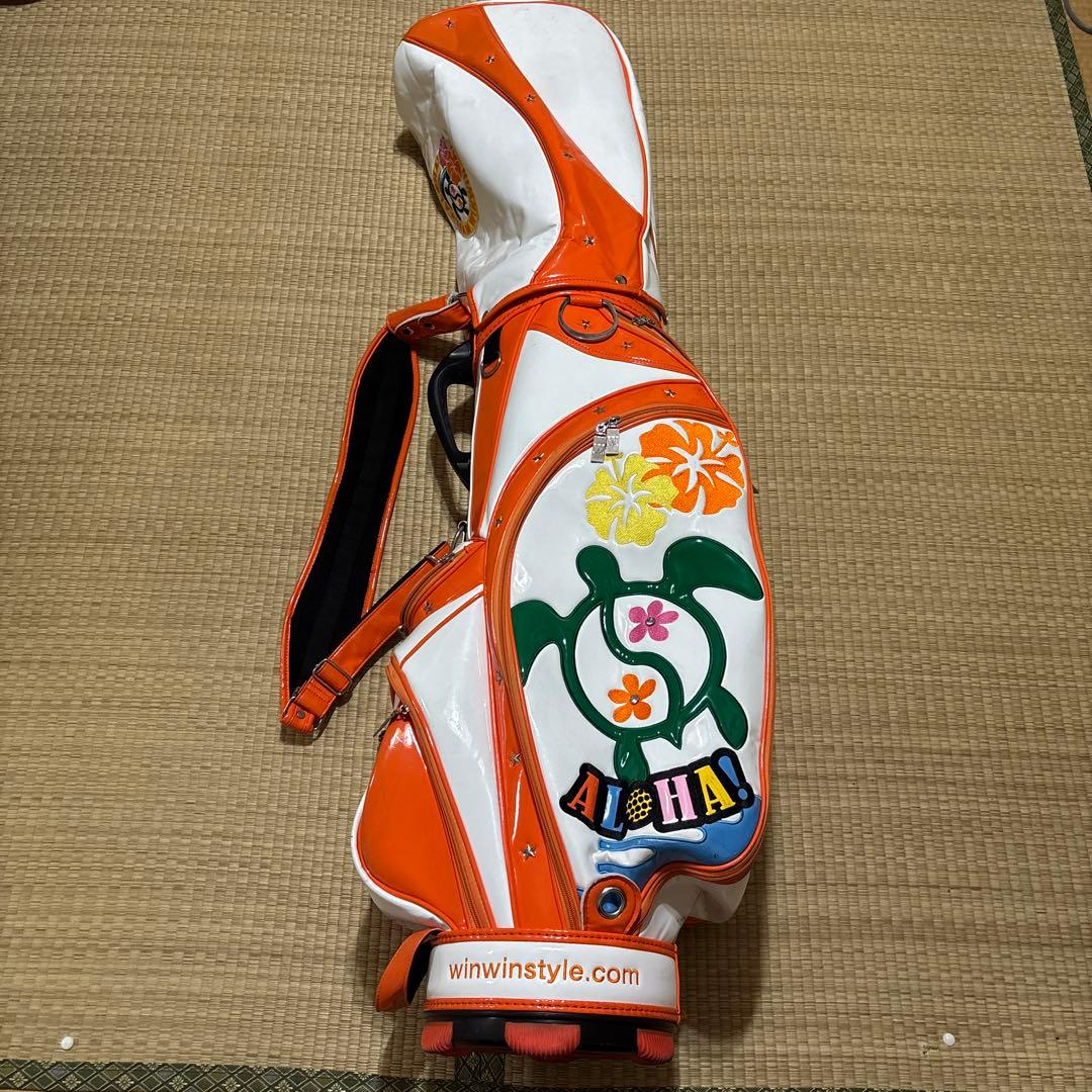 winwinstyle Aloha キャディバッグ オレンジ