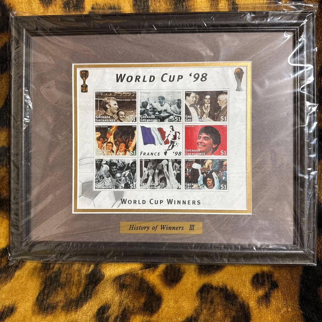 切手　football 1998年WORLD CUP記念　France サッカー