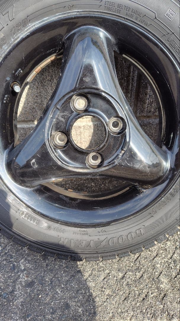 Ａ*Ｒ様 155/65R13 スタッドレスタイヤ・アルミホイールセット