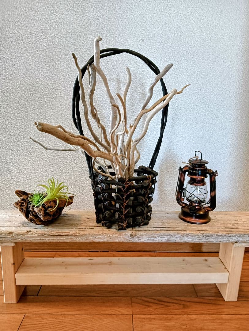 流木534 　流木のディスプレイ用サイドテーブル　多肉植物　　陶芸作品　観葉植物