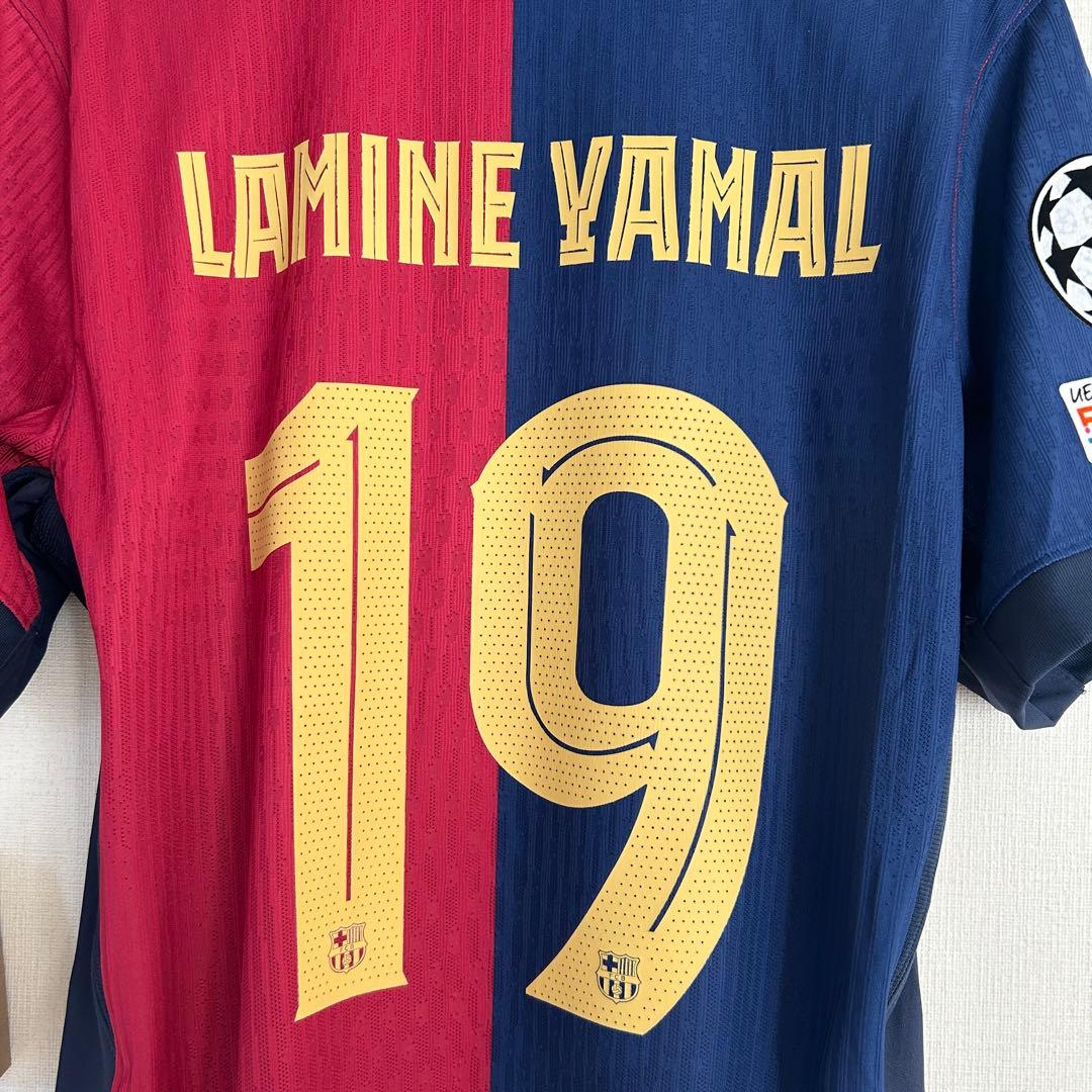 25-26 バルセロナ　ラミン・ヤマル　CL オーセンティック　ユニフォーム