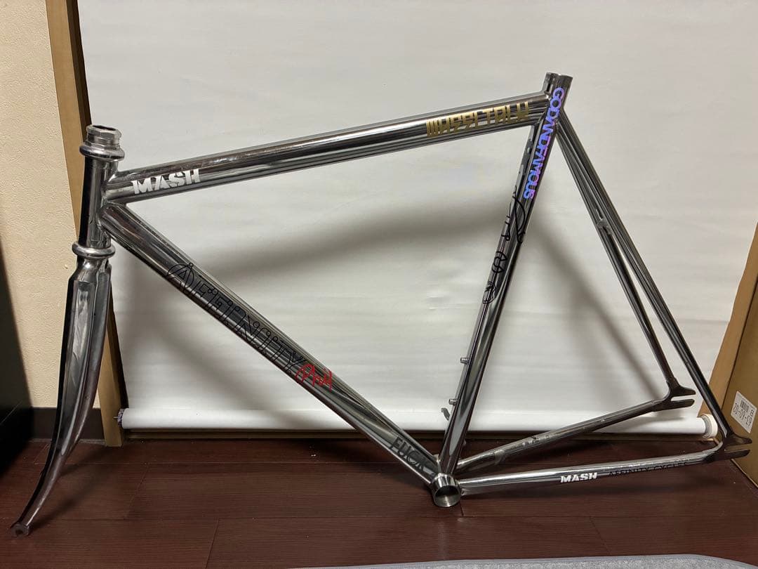 affinity lopro初期型　フレームセット　ピスト　スレッド加工済み