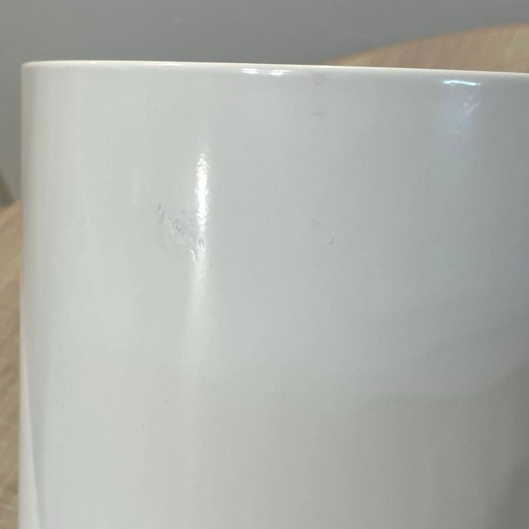 【未使用】Hubschヒュプシュ 鉢カバー プランタースタンド 白 φ25