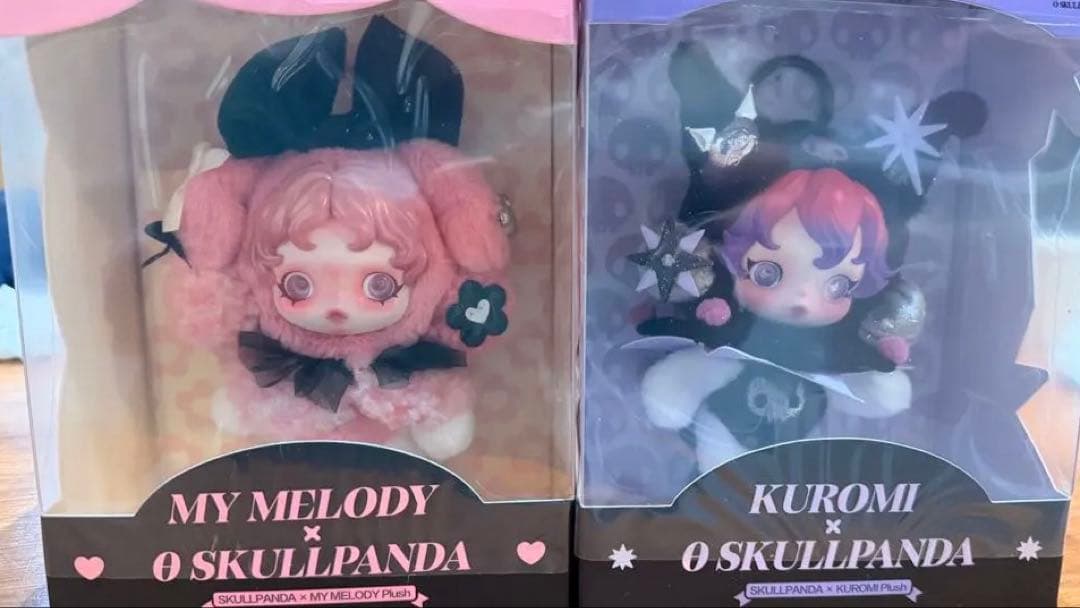 My Melody × O Skullpanda ぬいぐるみ2個