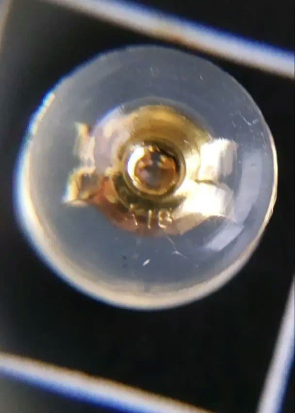 K18ダイヤモンドピアス 片耳用